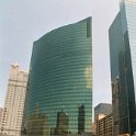 USA IL Chicago 2003JUN07 RiverTour 023  This is  333 West Wacker  and looks like a glass wave. : 2003, Americas, Chicago, Illinois, June, North America, USA